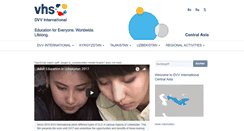 Desktop Screenshot of dvv-international.uz